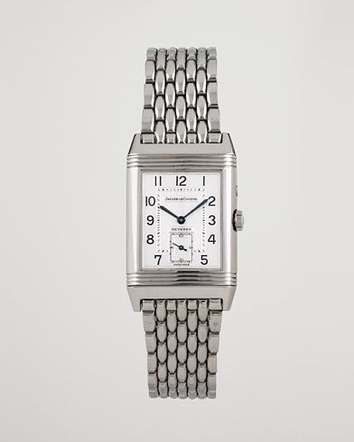 Herre | Pre-Owned & Vintage Watches | Jaeger-LeCoultre Pre-Owned | Reverso Duoface 270.840 Steel Silver Black