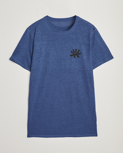 Herre | Nye varemerker | District Vision | Suhka Hemp Short Sleeve T-Shirt Ocean Blue