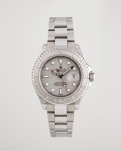 Herre |  | Rolex Pre-Owned | Yacht Master 16622 Oyster Perpetual Steel Platinum Steel Silver