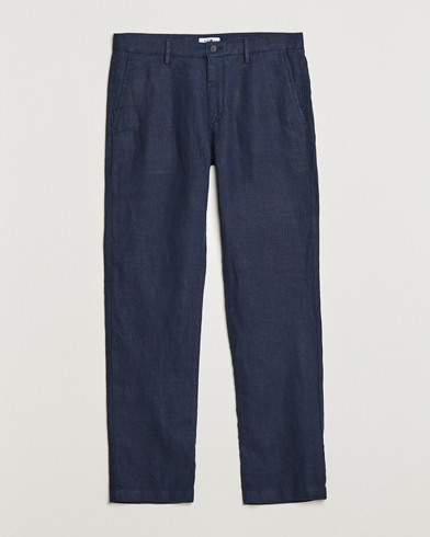 Herre |  | NN07 | Karl Linen Trousers Navy