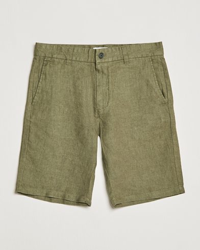 Herre | Shorts | NN07 | Crown Linen Shorts Army