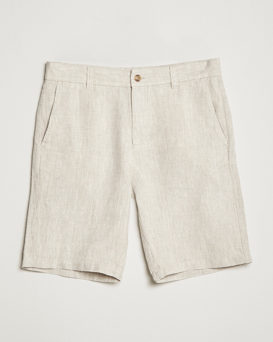Herre | NN07 | NN07 | Crown Linen Shorts Oat