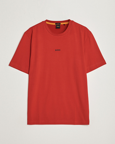 Herre | BOSS ORANGE | BOSS ORANGE | Tchup Logo Crew Neck T-Shirt Bright Red