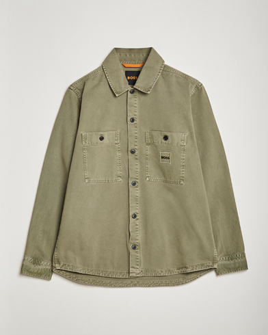 Herre | Overshirts | BOSS ORANGE | Locky Pocket Overshirt Pastel Green