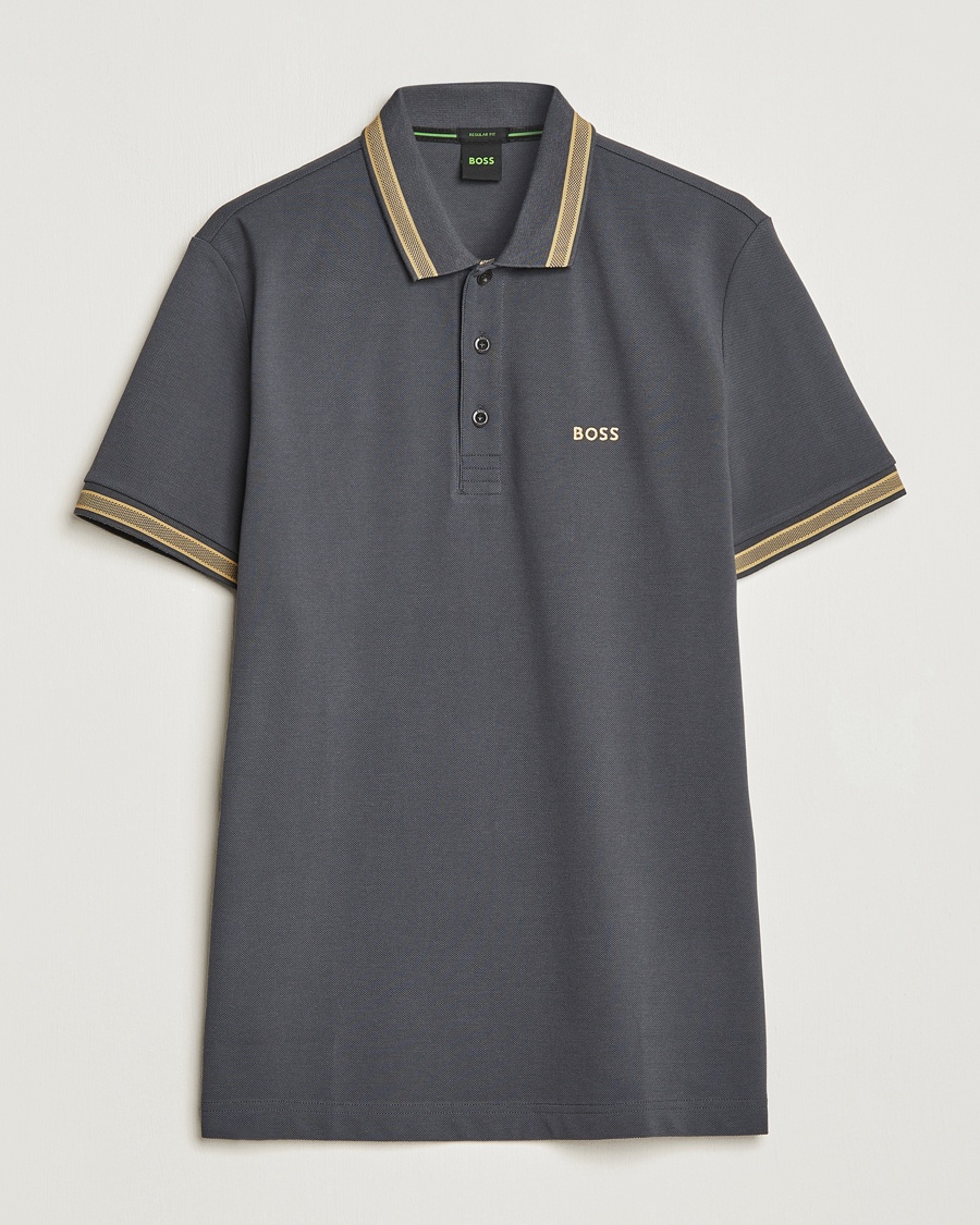 Herre | | BOSS GREEN | Paddy Piké Dark Grey