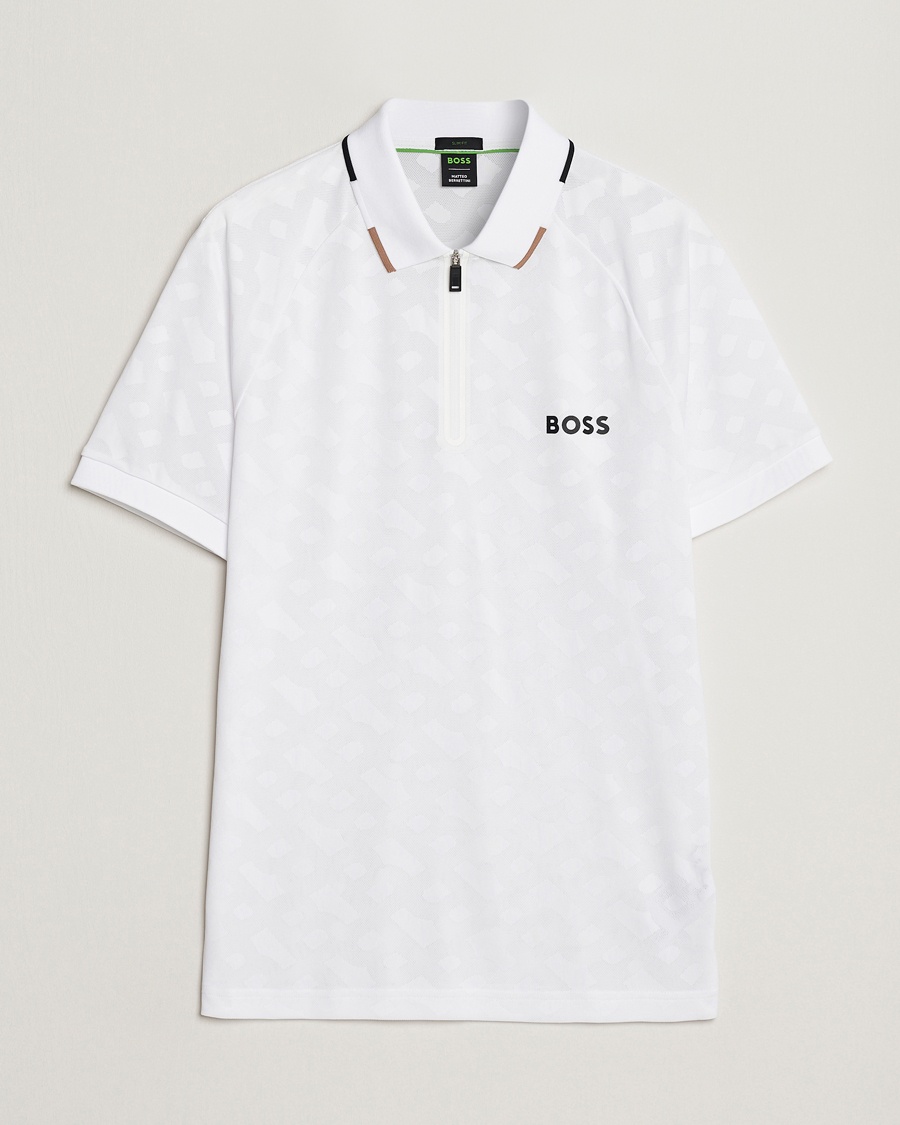 Herre | | BOSS GREEN | Philix MB Monogram Polo White