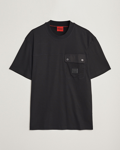 Herre | HUGO | HUGO | Dyans Crew Neck Pocket T-Shirt Black