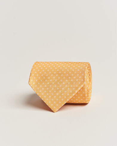 Herre | Assesoarer | E. Marinella | 3-Fold Printed Silk Tie Yellow