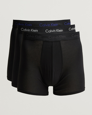 Herre | Trunks | Calvin Klein | Cotton Stretch 3-Pack Boxer Brief Black