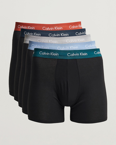 Herre | Calvin Klein | Calvin Klein | Cotton Stretch 5-Pack Trunk Black
