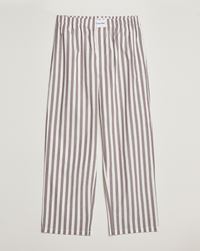 Herre | Pyjamasbukser | Calvin Klein | Cotton Striped Pyjama Pants White/Grey