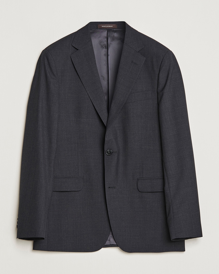 Herre | Feir nyttår med stil | Oscar Jacobson | Falk Wool Blazer Grey
