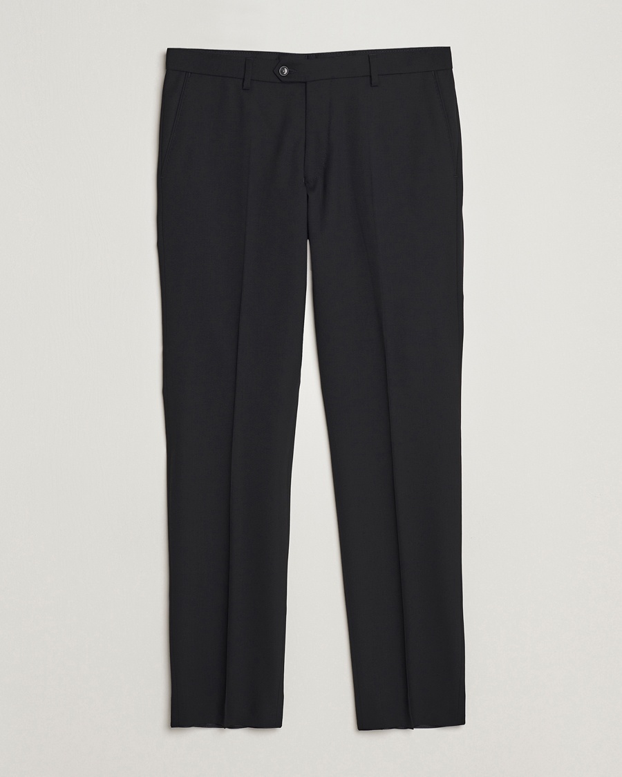 Herre | Oscar Jacobson | Oscar Jacobson | Diego Wool Trousers Black