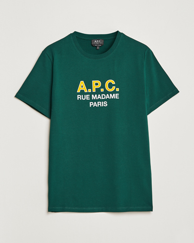 Herre | Kortermede t-shirts | A.P.C. | Madame T-Shirt Dark Green