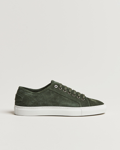 Herre |  | Brioni | Casetta Suede Sneakers Green