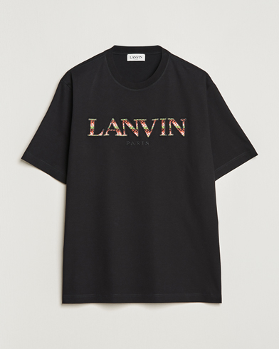 Herre |  | Lanvin | Curb Logo T-Shirt Black