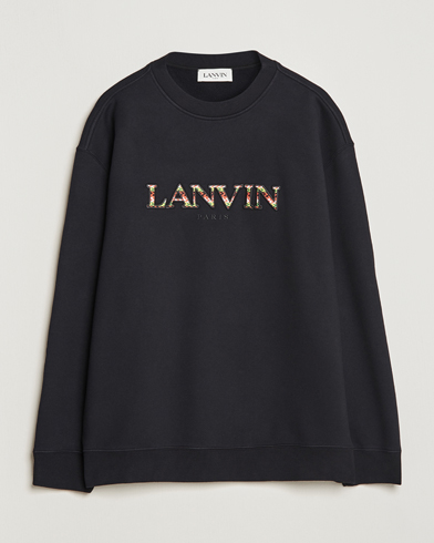 Herre |  | Lanvin | Curb Logo Sweatshirt Black