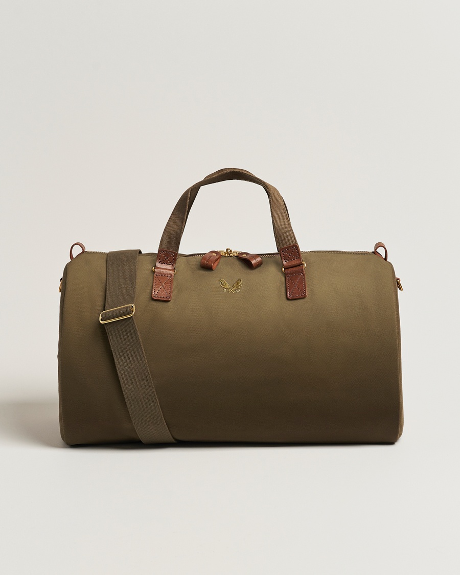 Bennett Winch Canvas Suit Carrier Holdall Olive – Grønn