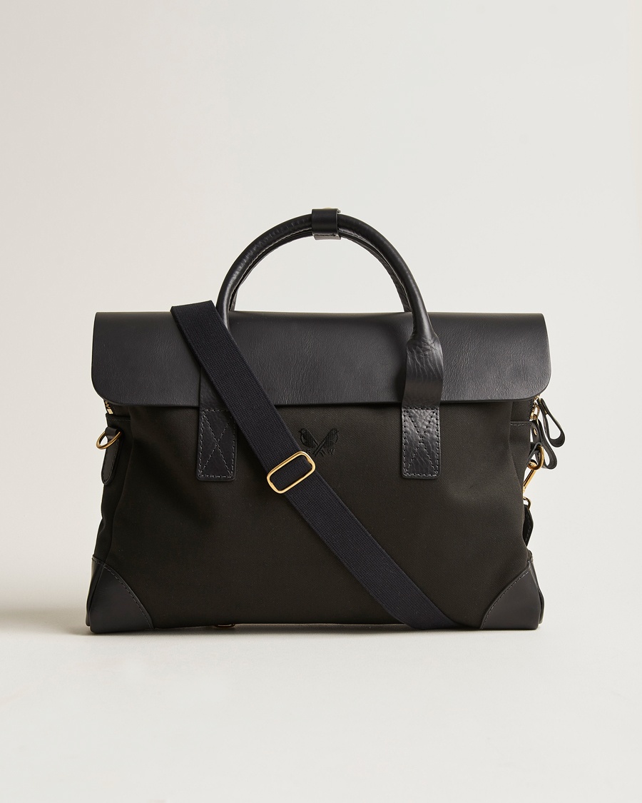 Herre | Dokumentvesker | Bennett Winch | Canvas Briefcase Black