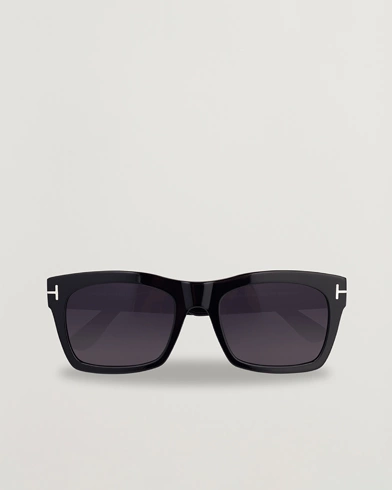 Herre | Firkantede solbriller | Tom Ford | Nico-02 Sunglasses Shine Black/Smoke