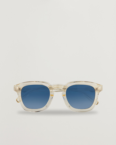 Herre |  | Moncler Lunettes | Gradd Sunglasses Shiny Beige/Blue