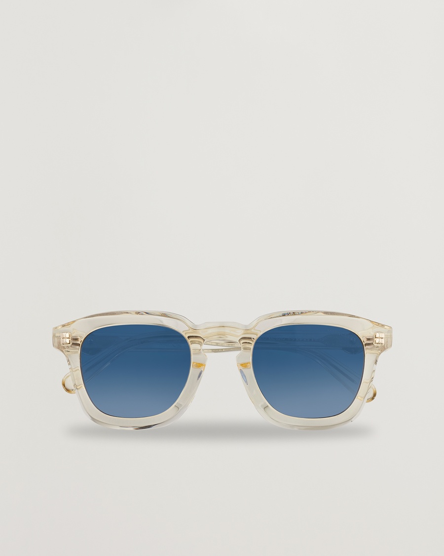 Herre | | Moncler Lunettes | Gradd Sunglasses Shiny Beige/Blue