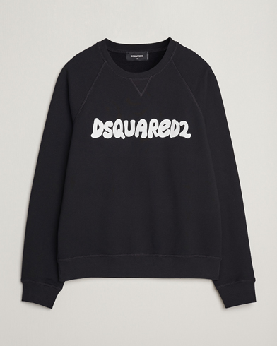 Herre | Luxury Brands | Dsquared2 | Cool Fit Crew Neck Sweatshirt Black