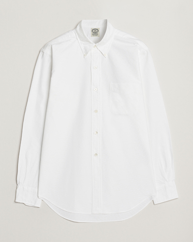 Herre | Casual | Kamakura Shirts | Vintage Ivy Oxford Button Down Shirt White