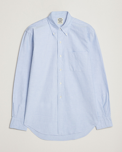 Herre | Casual | Kamakura Shirts | Vintage Ivy Oxford Button Down Shirt Light Blue