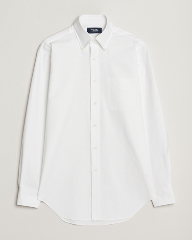 Herre |  | Kamakura Shirts | Slim Fit Oxford BD Shirt White