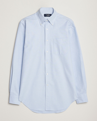 Herre | Japanese Department | Kamakura Shirts | Slim Fit Oxford BD Shirt Light Blue
