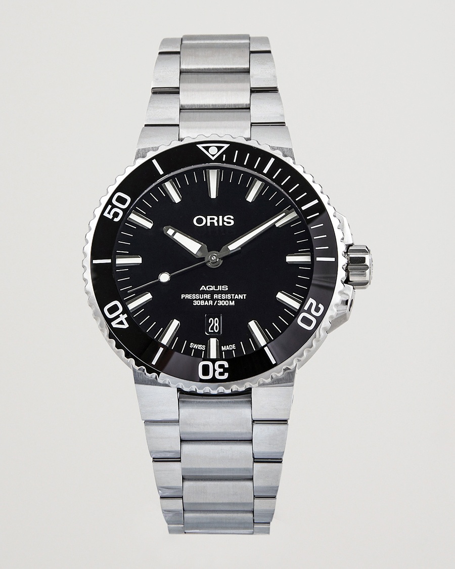  Aquis Date 43,5mm Polished Black