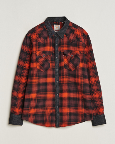 Herre | American Heritage | Levi's | Barstow Western Standard Shirt Red/Black