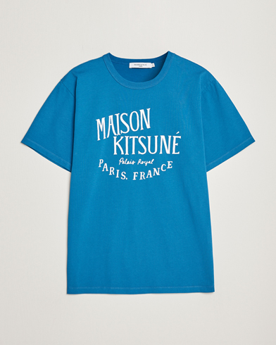 Herre |  | Maison Kitsuné | Palais Royal Classic T-Shirt Sapphire Blue