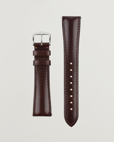 Herre |  | HIRSCH | Siena Tuscan Leather Watch Strap Brown