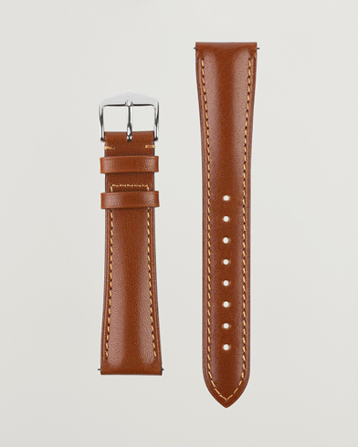 Herre |  | HIRSCH | Siena Tuscan Leather Watch Strap Golden Brown
