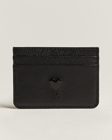 Herre |  | AMI | Tonal Logo Leather Cardholder Black