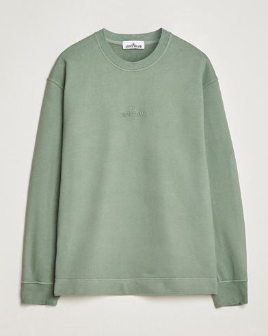 Herre | Sweatshirts | Stone Island | Garment Dyed Fleece Logo Sweatshirt Sage