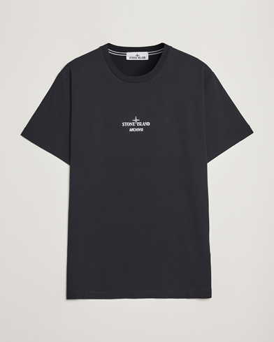 Herre | Stone Island | Stone Island | Garment Dyed Archivio T-Shirt Black