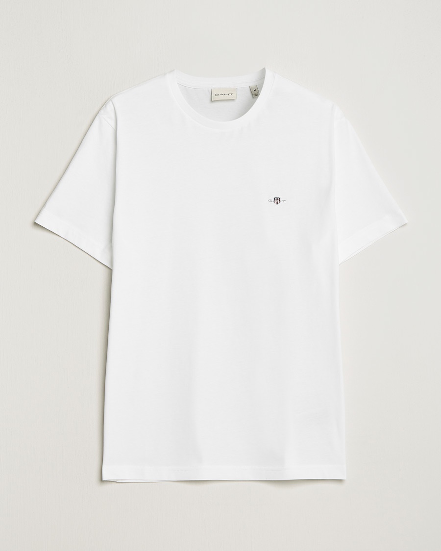 Herre | T-Shirts | GANT | The Original Solid T-Shirt White