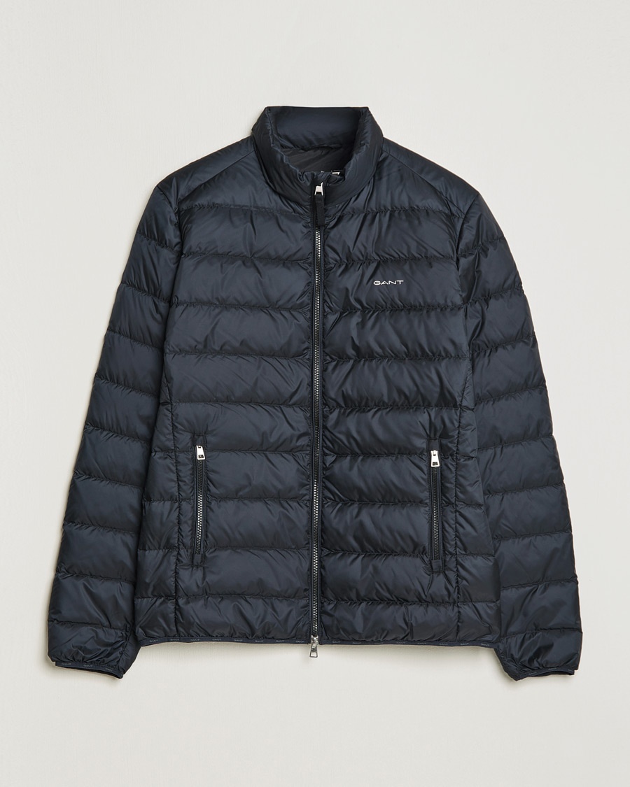 Gant The Light Down Jacket Black – Svart