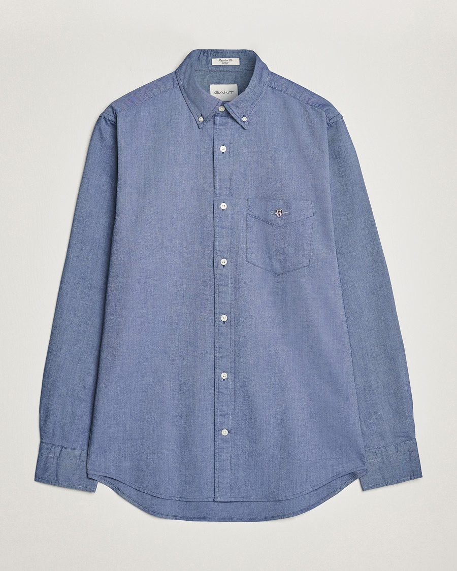 GANT Regular Fit Oxford Shirt Persian Blue – Blå