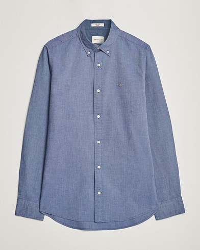 Herre | Casual | GANT | Slim Fit Oxford Shirt Persian Blue