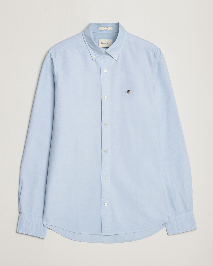Herre | | GANT | Slim Fit Oxford Shirt Light Blue
