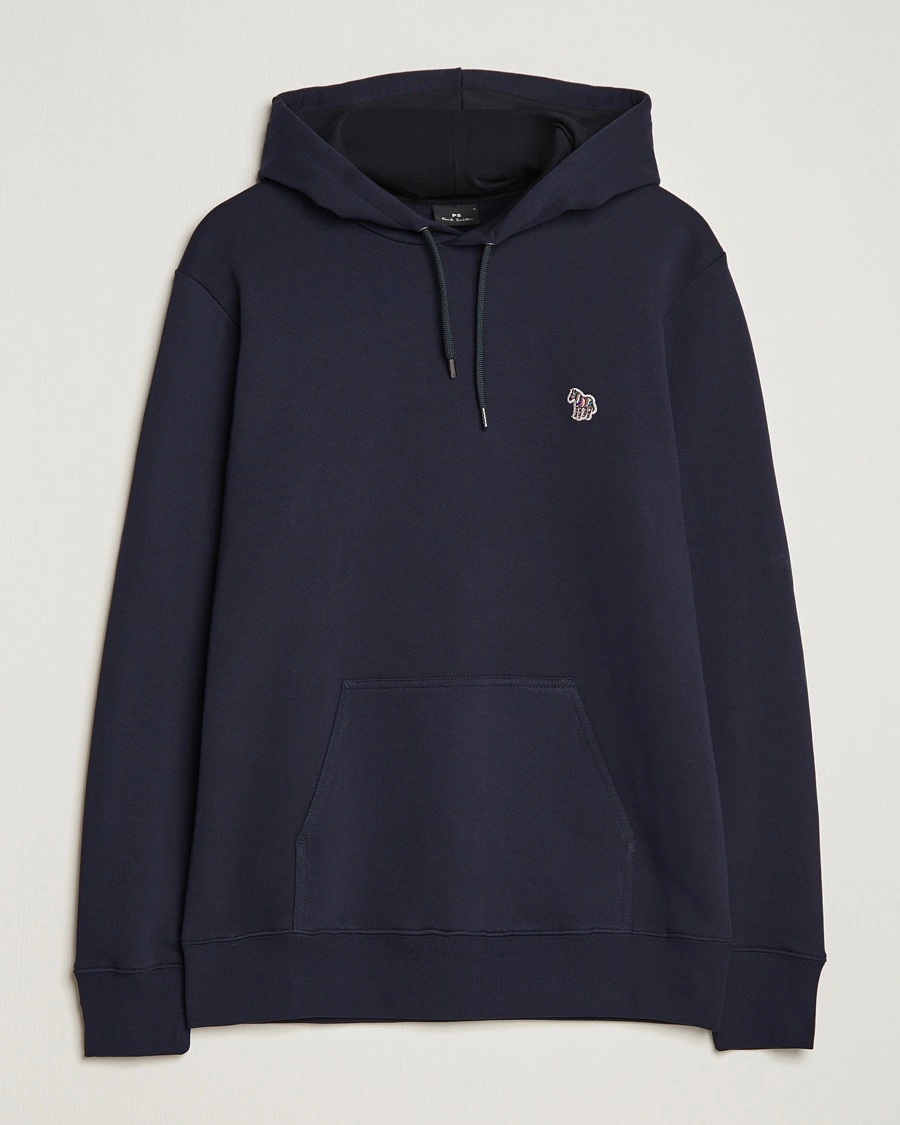 Herre | Klær | PS Paul Smith | Zebra Organic Cotton Hoodie Navy