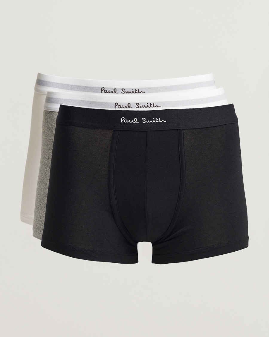Herre | Undertøy | Paul Smith | 3-Pack Trunk White/Black/Grey