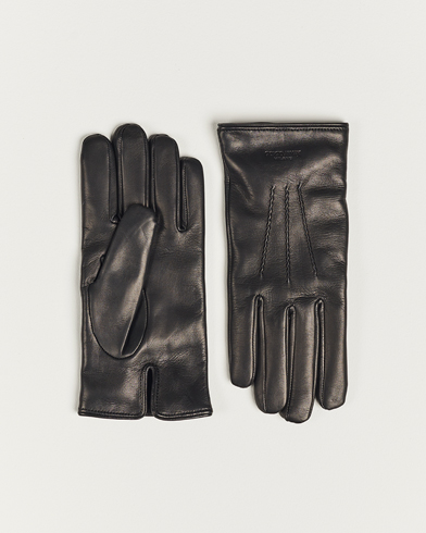 Herre | Hansker | Giorgio Armani | Lamb Leather Gloves Black