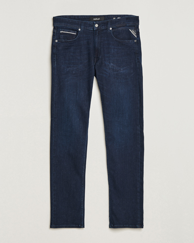 Herre | Blå jeans | Replay | Grover Powerstretch Jeans Dark Blue