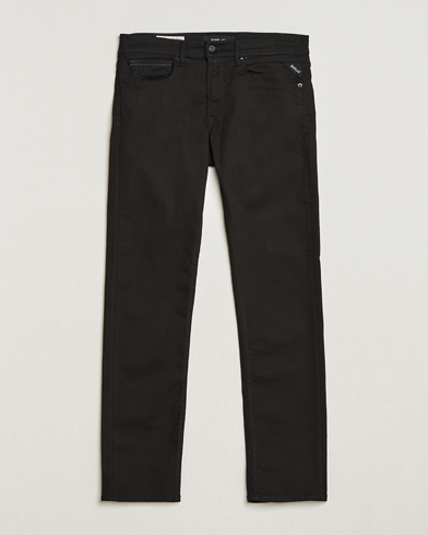 Herre | Svarte jeans | Replay | Grover Hyperflex Re-Used Jeans Forever Black