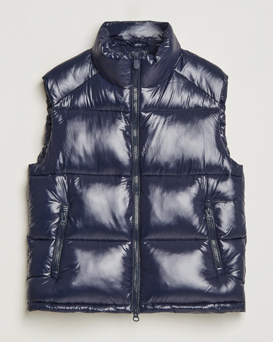Herre | Save The Duck | Save The Duck | Ailantus Padded Puffer Vest Blue Black